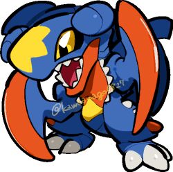 garchomp from pokemon by kawaanago