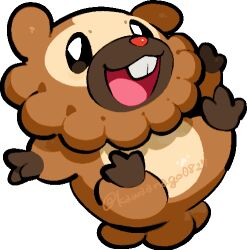 bidoof from pokemon by kawaanago