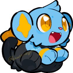 shinx from pokemon by kawaanago