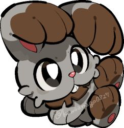 bunnelby from pokemon by kawaanago