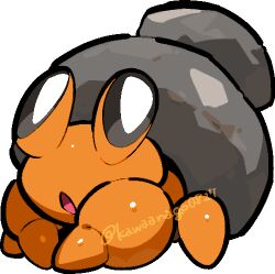 dwebble from pokemon by kawaanago