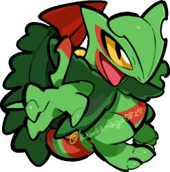 mega sceptile from pokemon by kawaanago