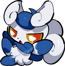 meowstic from pokemon by kawaanago