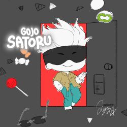 gojou satoru from jujutsu kaisen