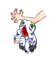 gomamon from digimon by youzaiyouzai112