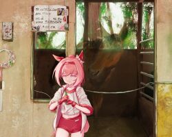 haru urara (bestest prize) (umamusume) from real life