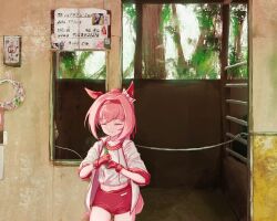 haru urara (bestest prize) (umamusume) from real life