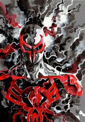 miguel o'hara from marvel by vinartwork