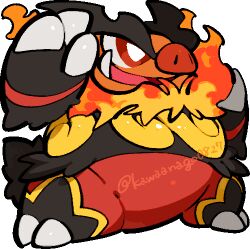 emboar from pokemon by kawaanago