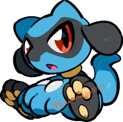 riolu from pokemon by kawaanago