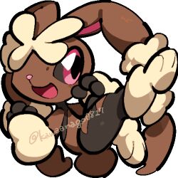 lopunny from pokemon by kawaanago