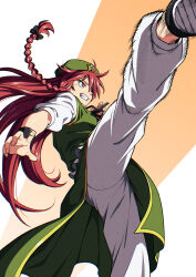 hong meiling from touhou by inuno rakugaki