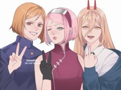haruno sakura from chainsaw man by tenartistt