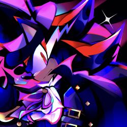shadow the hedgehog from sonic (series) by kuroiyuki96