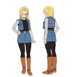 android 18 from dragon ball by genniax