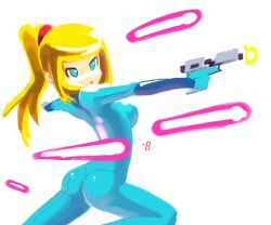 samus aran from metroid by minus8