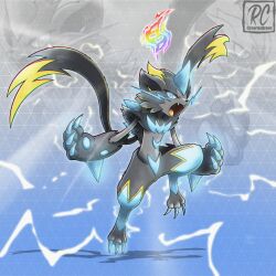 mega zeraora from pokemon