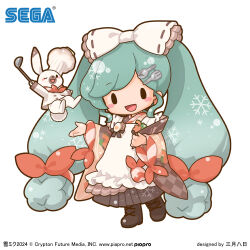 hatsune miku from vocaloid by sanpati