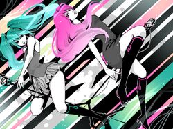 hatsune miku from vocaloid by tsubaki