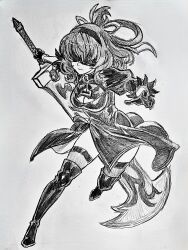 2b (nier:automata) from ao no kiseki