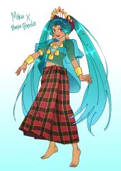 hatsune miku from vocaloid
