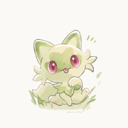 sprigatito from pokemon by mofucoffee