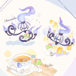 chandelure from pokemon by mofucoffee