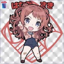 hanami saki from gakuen idolmaster by watanabe akio