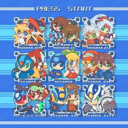 aile (mega man zx) from mega man (classic) by iikoao