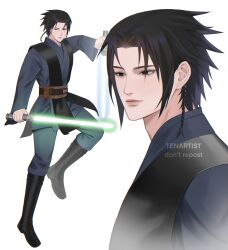 anakin skywalker from naruto (series) by tenartistt