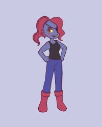 undyne from undertale by iamallofbea