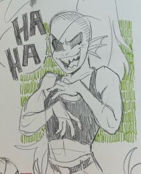 undyne from undertale by bluebertea