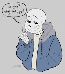 sans (undertale) from undertale by bluebertea