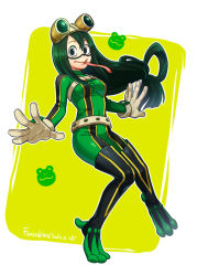 asui tsuyu from boku no hero academia by foxvulpine