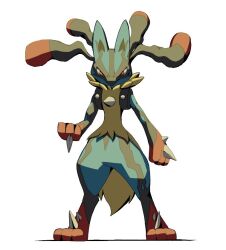 lucario from pokemon by psaber97