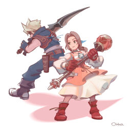 aerith gainsborough from final fantasy by okha