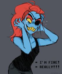 undyne from undertale by strongfish (artist)