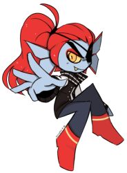 undyne from undertale by strongfish (artist)