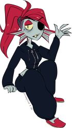 undyne from undertale by strongfish (artist)