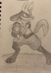 lucario from pokemon by j.jama