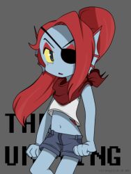 undyne from undertale by strongfish (artist)