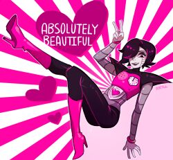 mettaton from undertale by aryll (marbles)