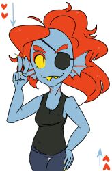 undyne from undertale by strongfish (artist)