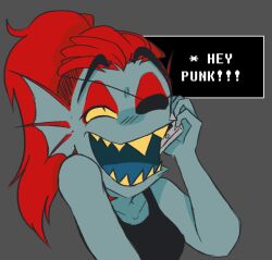 undyne from undertale by strongfish (artist)