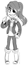 undyne from undertale by strongfish (artist)