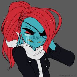 undyne from undertale by strongfish (artist)