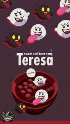 boo (mario) from super mario bros. by meme (sleepsheep)