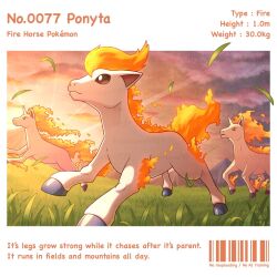 ponyta from pokemon by wataame4907