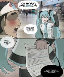 hatsune miku from vocaloid by morgzkun