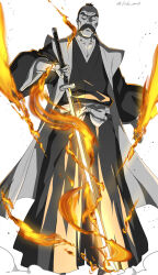 yamamoto-genryuusai shigekuni from bleach